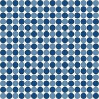 Navy blue circle tile background, Mosaic tile background, Tile background, Seamless pattern, Mosaic seamless pattern, Mosaic tiles texture or background. Bathroom wall tiles, swimming pool tiles. vector