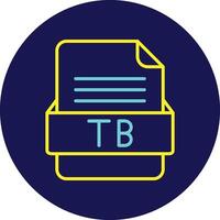 TB File Format Vector Icon