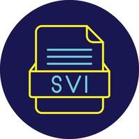 SVI File Format Vector Icon