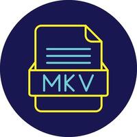 MKV File Format Vector Icon