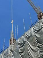 building under construction in the city photo