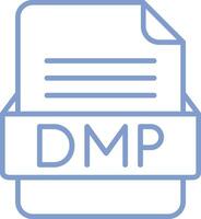 DMP File Format Vector Icon