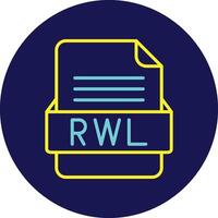 RWL File Format Vector Icon