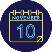 10 November Vector Icon