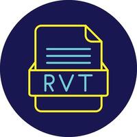 rvt archivo formato vector icono