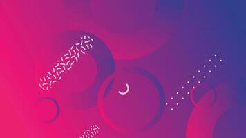 Purple and red abstract circle gradient modern graphic background vector