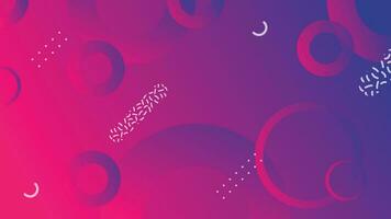 Purple and red abstract circle gradient modern graphic background vector