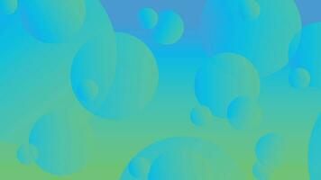 Green and blue abstract circle gradient modern graphic background vector