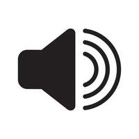 speaker icon vector volume symbol design illustration