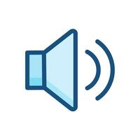 speaker icon vector volume symbol design illustration