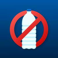 Drinks are prohibited flat vector icon. No drinks flat vector sign. Vector illustration