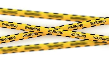 Yellow police line. Crime scene yellow tape. danger tapes. Vector stock illustration