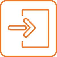 Log In Vector Icon