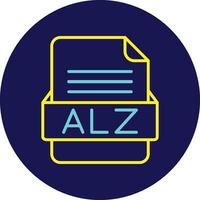 ALZ File Format Vector Icon