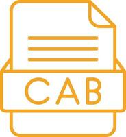 CAB File Format Vector Icon
