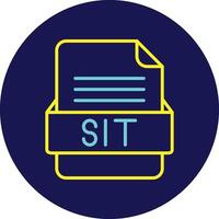 SIT File Format Vector Icon