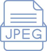 JPEG File Format Vector Icon