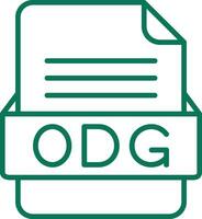 odg archivo formato vector icono