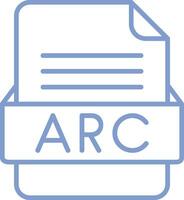 ARC File Format Vector Icon