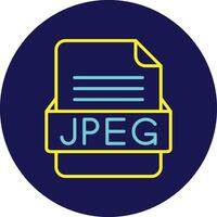 JPEG File Format Vector Icon