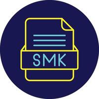 smk archivo formato vector icono