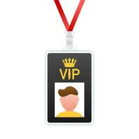 VIP club tarjetas, miembros solamente oro cinta, etiqueta. oro y lujo, afiliación icono, exclusivo y prioridad. vector