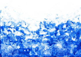 abstract blauw waterverf grens png