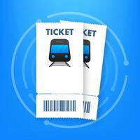 Ticket bus, great design for any purposes. Transport vector. Business icon. vector