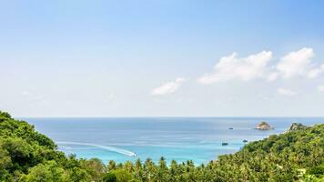 High angle view at Koh Tao photo