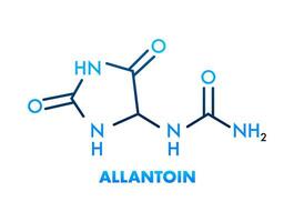Molecular biology. Allantoin formula. Molecular biology. Allantoin formula, great design for any purposes. vector
