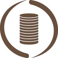 Stack of Coins Vector Icon