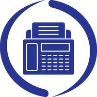 Fax Machine Vector Icon