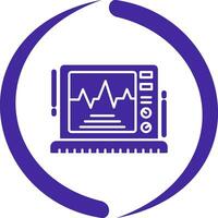 Ekg Monitor Vector Icon