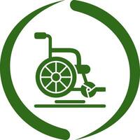 Wheel Chair Vector Icon