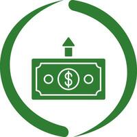 Money Up Vector Icon