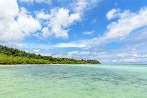 Ko Ra Wi island and sea in Thailand photo