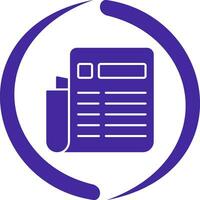 News Paper Vector Icon