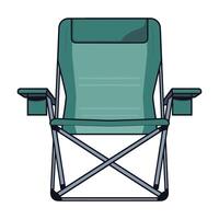 Camping Chair Clipart vector illustration