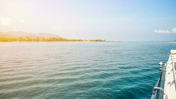 Vintage style travel by boat to Ko Pha Ngan photo