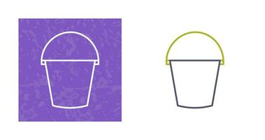 Water Bucket Vector Icon