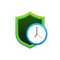 Long Term protection icon. Vector stock illustration