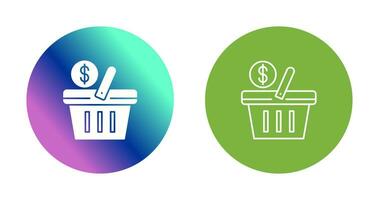 Shopping Basket Vector Icon