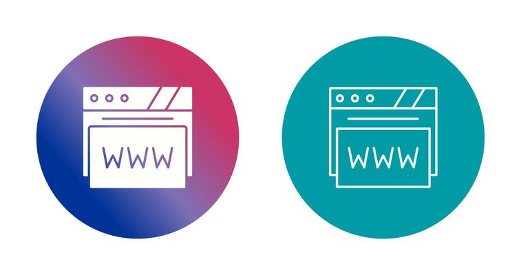 Web Browser Vector Icon