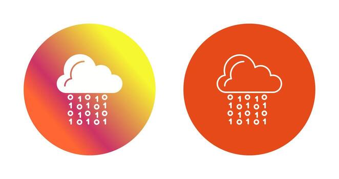 Cloud Coding Vector Icon