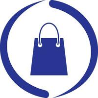 Unique Shopping Bag Vector Icon