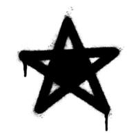 Spray Painted Graffiti star icon isolated on white background. vector illustration.