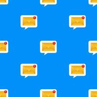 Email notification pattern. New email. Vector illustration