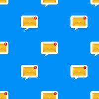 Email notification pattern. New email. Vector illustration