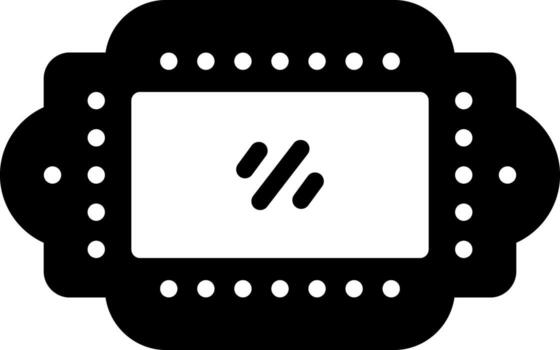 solid icon for framing vector