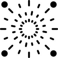 solid icon for rays vector
